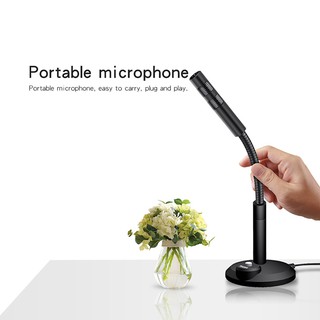 Pc Plug and Play 3.5Mm Home Studio Omnidirectional Microphone ZJV
