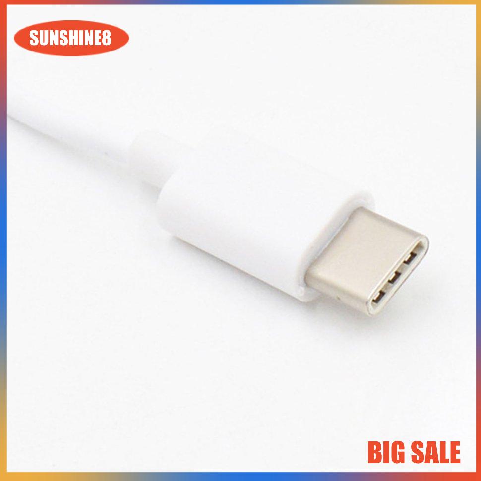 【SUN】[9K]Type-C đến 3,5mm Earphone Cáp USB-C Nam đến 3,5 Nữ Jack Adapter