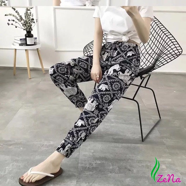 Quần Lanh Thổ Cẩm Bom Dài ZE081 | BigBuy360 - bigbuy360.vn