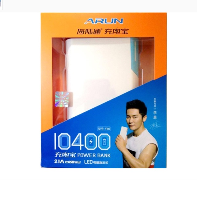 Sạc dự phòng arun 10400mAh