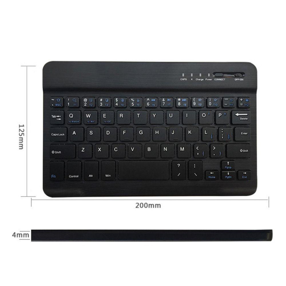BEBETTERM Bàn Phím Bluetooth Không Dây Siêu Mỏng 59 Phím Cho Điện Thoại / Máy Tính Bảng / Laptop