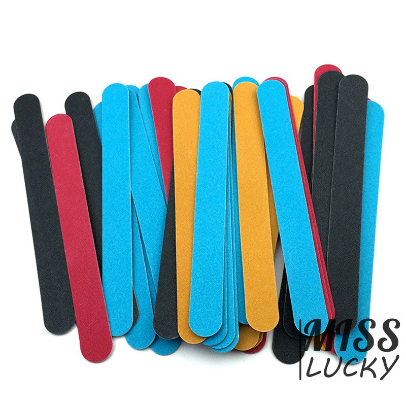 Set 10 dụng cụ dũa móng tay 180 độ siêu mỏng làm đẹp cho nữ