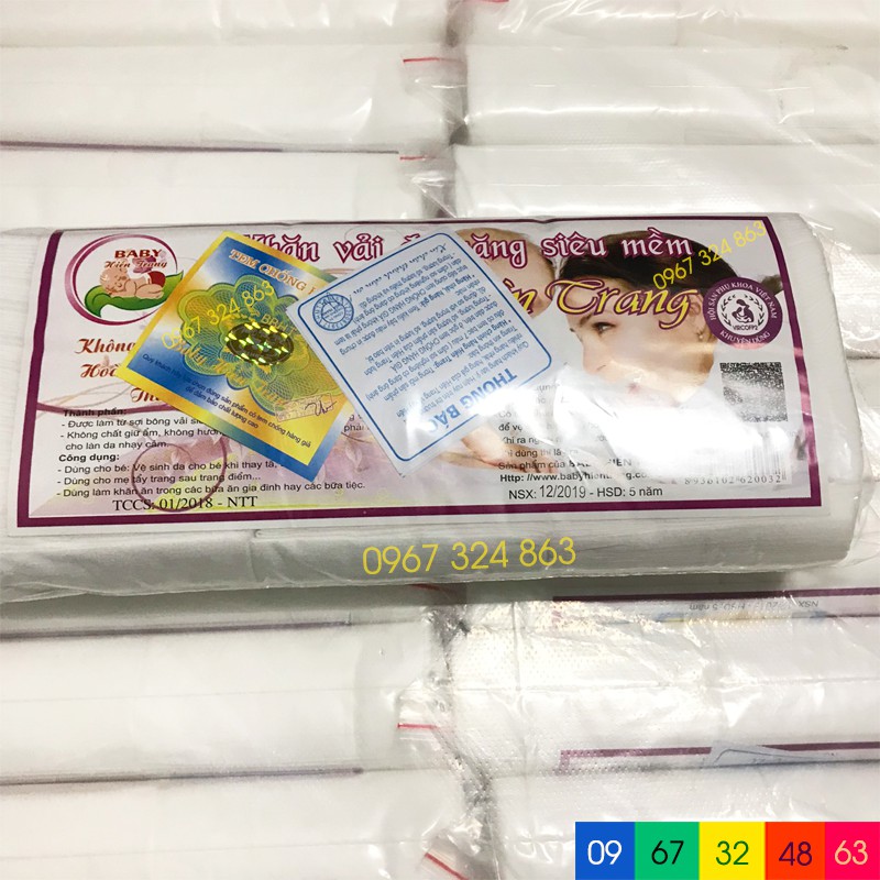 Khăn khô đa năng BABY HIỀN TRANG 300gr siêu mềm cho bé