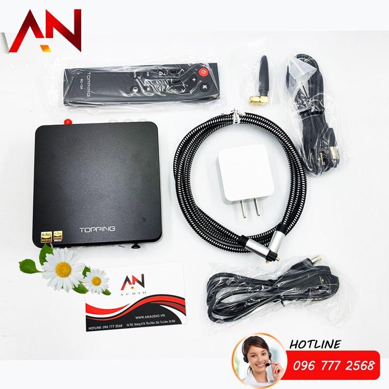 DAC Topping D50S 2023 – Hàng Chính Hãng- Tặng kèm quang Liton_USA + Nguồn 5V2A