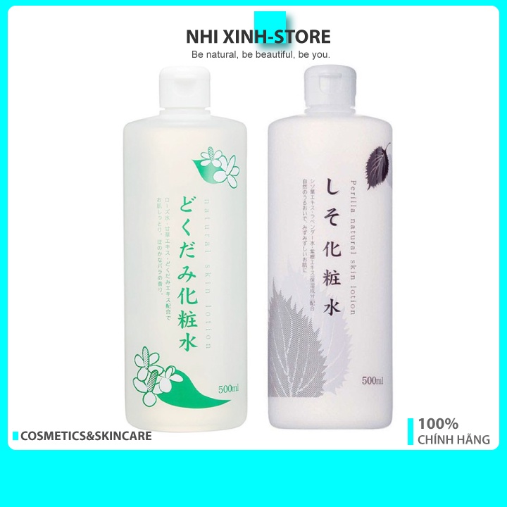 Lotion Chiết Xuất Từ Rau Diếp Cá,Tía Tô Dokudami 500ml