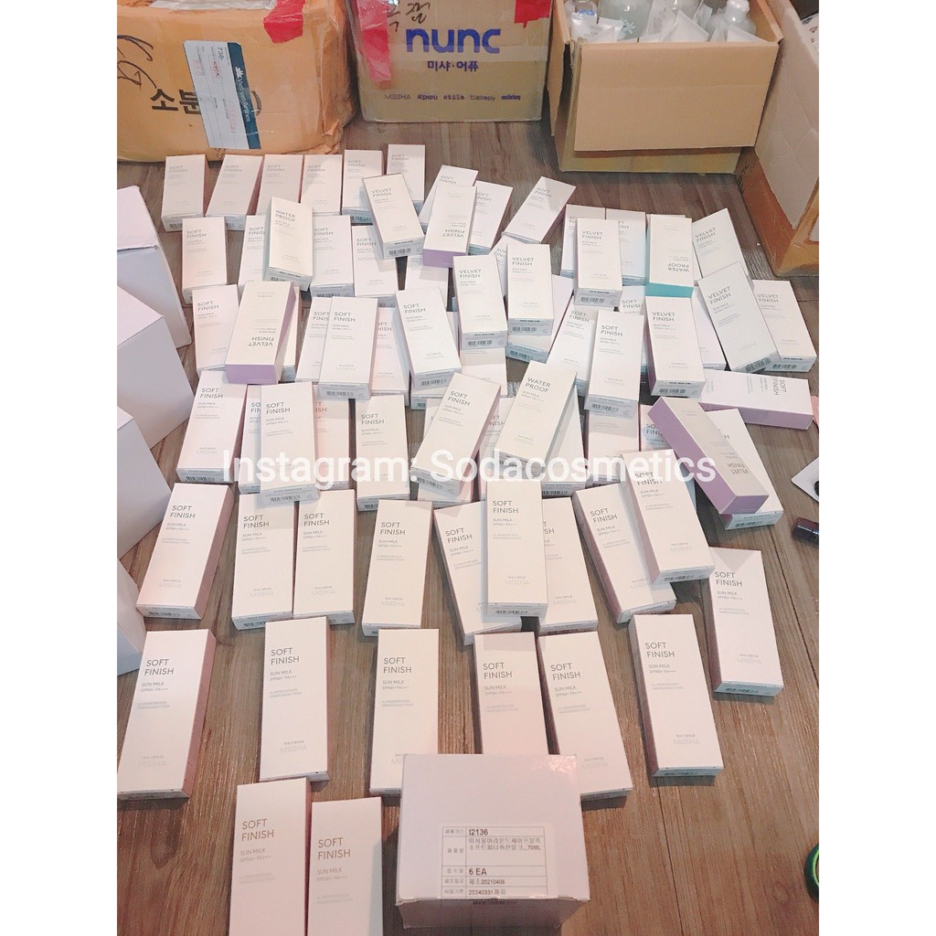 Kem chống nắng Sun Milk Missha