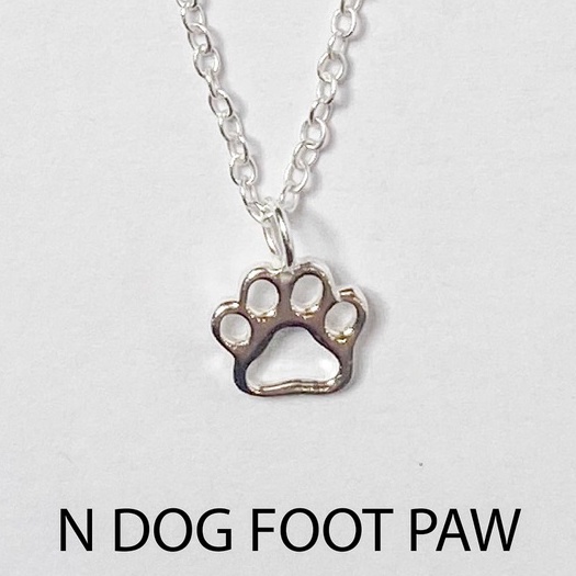 Dây chuyền Bạc Nữ 925-Mặt Chân Cún Dễ Thương-KaT Jewelry
