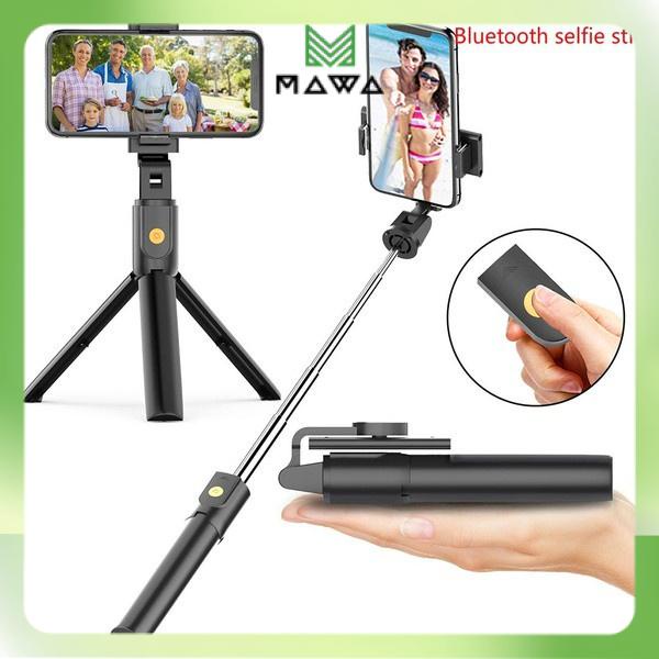 Gậy selfie chụp ảnh 3 chân tripod tự sướng bluetooth Selfiecom K07 tích hợp remote