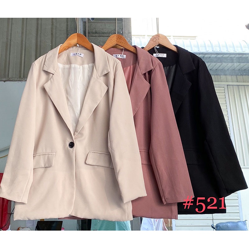 Áo Blazer- Áo Vest Trơn Hàng Quảng Châu M521-Violet