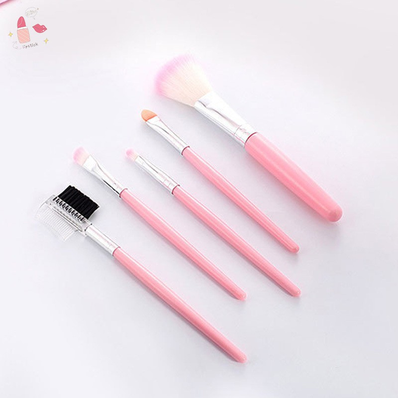 Set 5 món cọ trang điểm mắt, má, môi chuyên dụng cho nữ | BigBuy360 - bigbuy360.vn