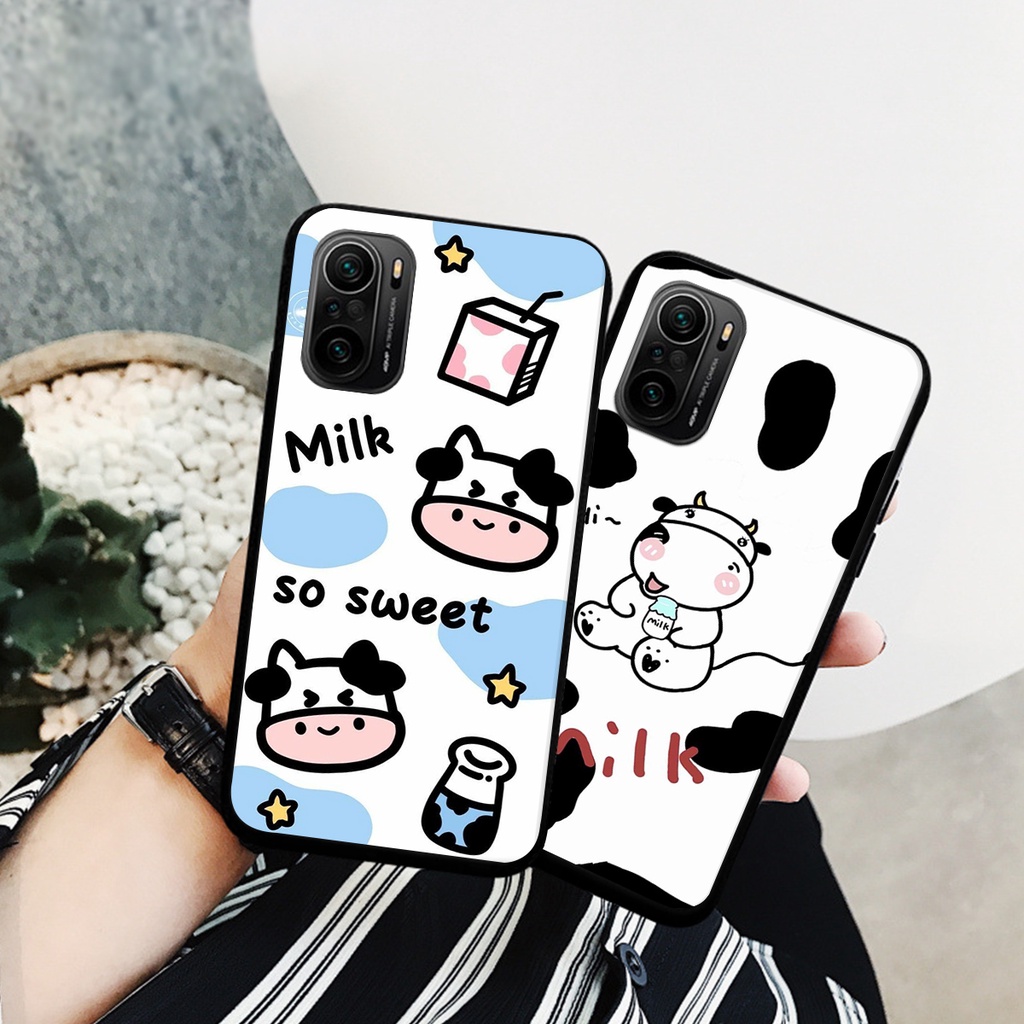 Ốp lưng Xiaomi Redmi K40 / K40 Pro / K40 Gaming / POCO F3 in bò sữa hot trend cực đẹp giá tốt