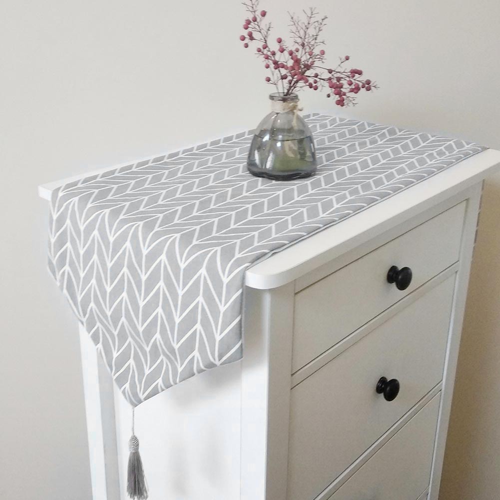 Khăn Trải Bàn Vải Lanh Cotton Phong Cách Bắc Âu