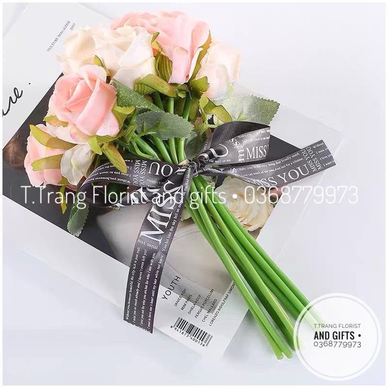 Ruy băng "MISS YOU" ALWAYS BY SIDE " sang trọng nhiều màu