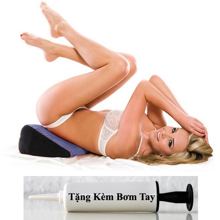 Ghế Tình Yêu Đệm Mông Bơm Hơi - Ghế Tình Nhân Có Tay Cầm - Tặng Kèm Bơm Tay Như Hình DOM1013