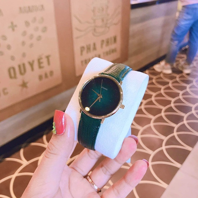 Đồng hồ nữ FOSSIL FOR LADY(màu xanh green)
