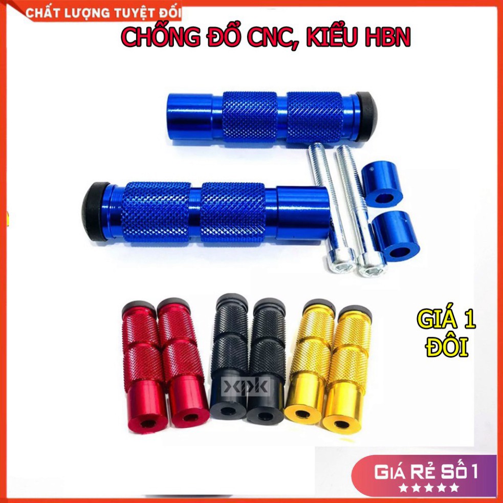 [Mã LIFEAUMAY giảm 10% tối đa 30k đơn 150k] CHỐNG ĐỔ NHÔM RIZOMA CNC KIỂU 1 CHO EXCITER/WINER150