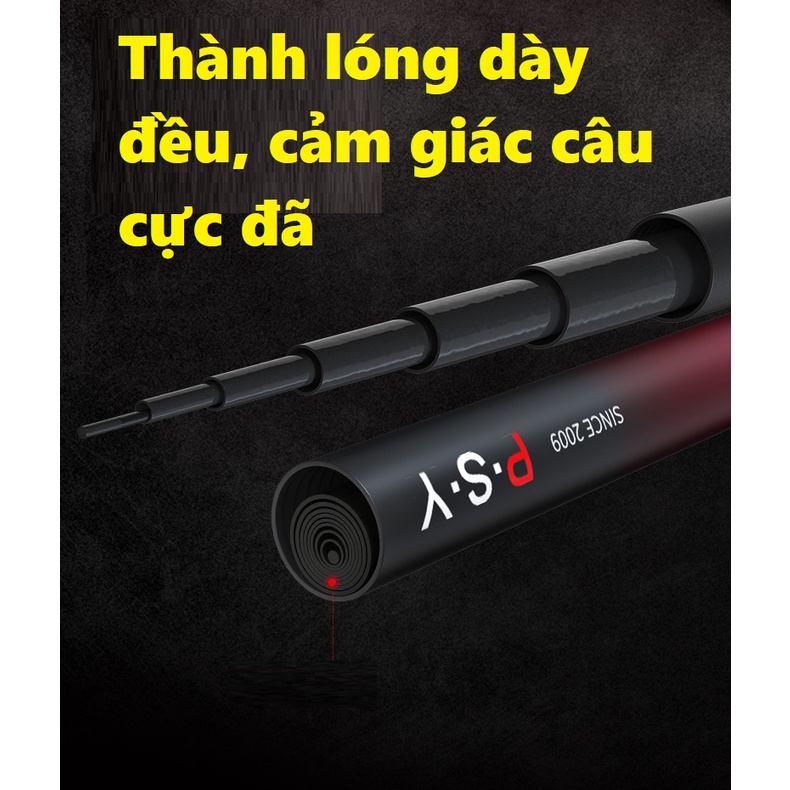 [Tặng Dây Trục Giá 60k, Bảo Hành Các Lóng 12 Tháng ] Cần Câu Tay Handing P.S.Y 6H Siêu Nhẹ,Dẻo Dai,Nhấc Tĩnh 2kg