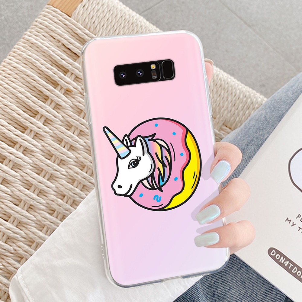 Ốp Điện Thoại Dẻo Trong Suốt Họa Tiết Hoạt Hình Kỳ Lân Dễ Thương Cho Motorola Moto E6 E5 E4 Play E7 Plus E6S 2020 Vm148