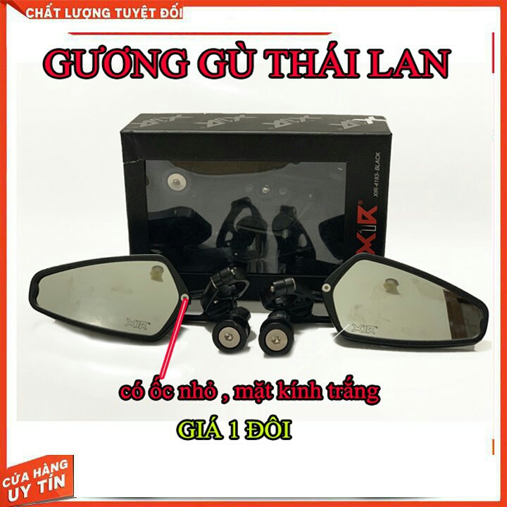 GƯƠNG GÙ THÁI LAN KIỂU X1R ( MẶT KÍNH TRẮNG)- GIÁ 1 ĐÔI