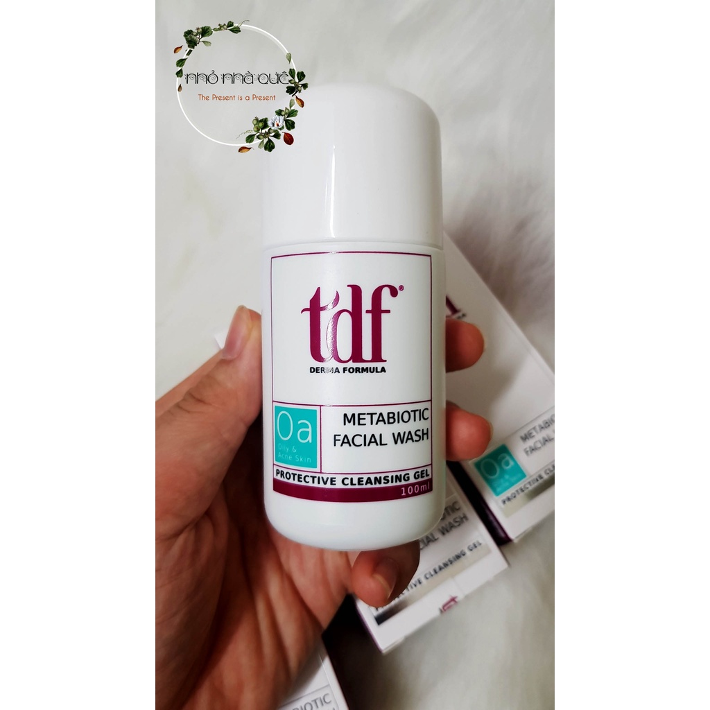[DATE MỚI TINH] GEL RỬA MẶT BỔ SUNG VI SINH TDF METABIOTIC FACIAL WASH - Lựa chọn tối ưu dành cho da dầu, mụn