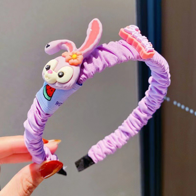 Bờm tóc kẹp tóc cho bé hình thú đang yêu, bờm nhún chun động vật hoạt hình dễ thương cho bé gái