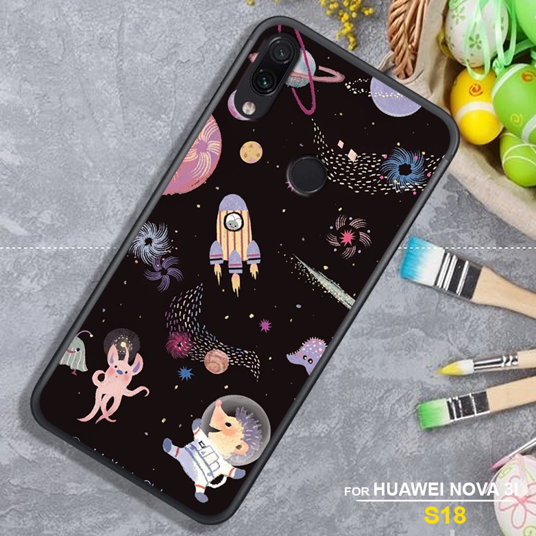 ỐP ĐIỆN THOẠI HUAWEI NOVA 3I - HUAWEI NOVA 3E - HUAWEI NOVA 3 HÌNH HÌNH VŨ TRỤ HUYỀN ẢO SIÊU ĐẸP GIÁ RẺ