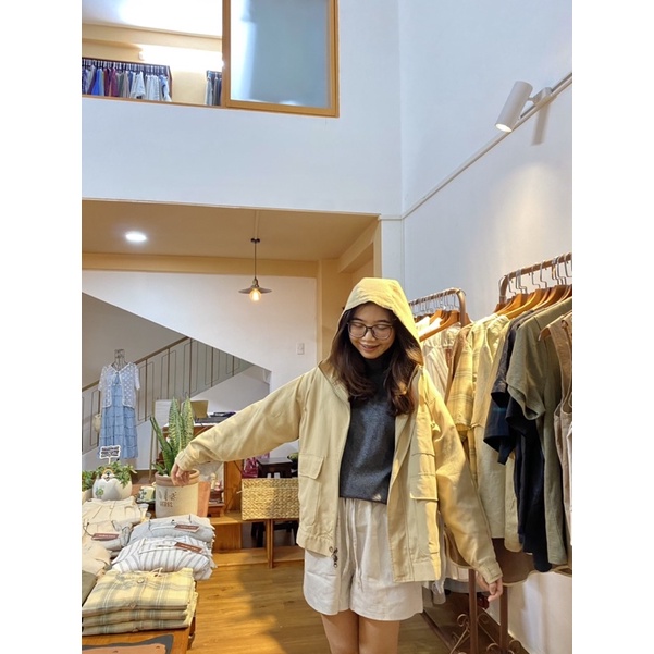 Áo khoác có mũ - 2 lớp