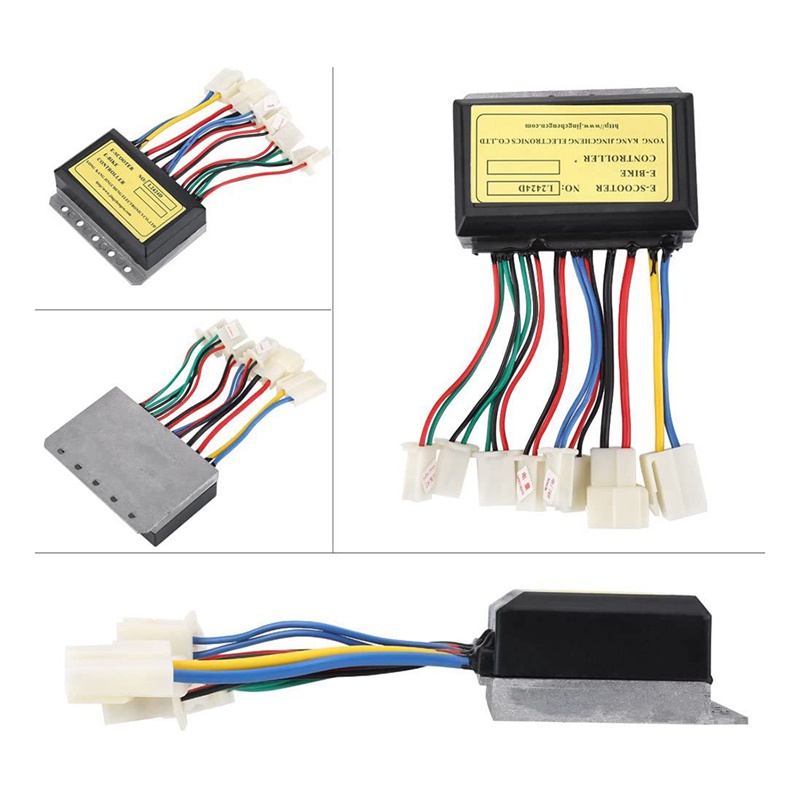 Thiết Bị Điều Khiển Động Cơ Chổi Than 24V 250W Cho Xe Đạp Điện