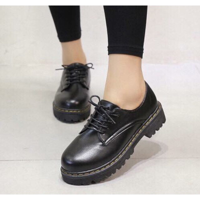 🔥Giày oxford quảng châu ulzzang da PU kèm hộp | BigBuy360 - bigbuy360.vn