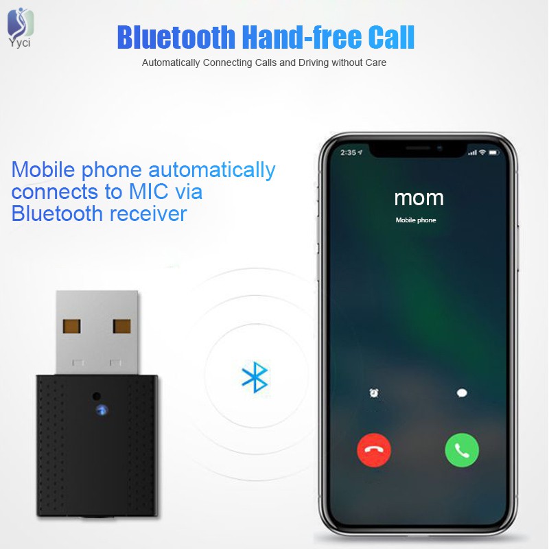 Thiết bị điều hợp thu phát sóng Bluetooth 5.0 2 trong 1 giao diện USB