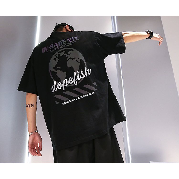 Áo Phông Tay Lỡ Unisex Phản Quang TD, Chất Thun Thoáng Mát, Hàng Chuẩn, Trẻ Trung Năng Động | BigBuy360 - bigbuy360.vn