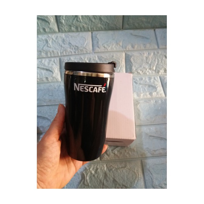 Ly giữ nhiệt 2 lớp hàng khuyến mãi Nescafe 250ml