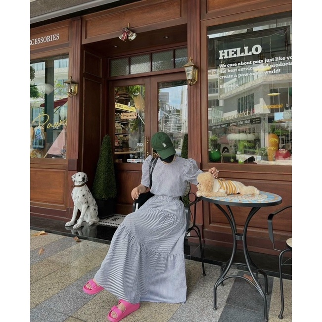 SET ÁO CROPTOP TAY PHỒNG KÈM CV