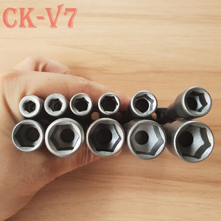 Đầu tuýp lục giác cho khoan dài 65mm