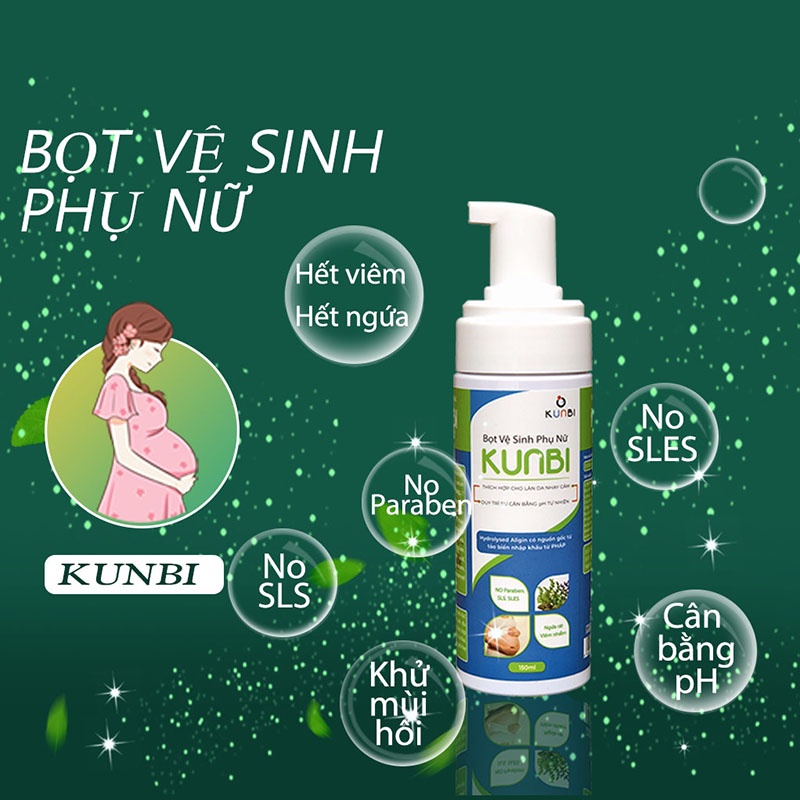 Dung dịch vệ sinh phụ nữ cho bà bầu Kunbi