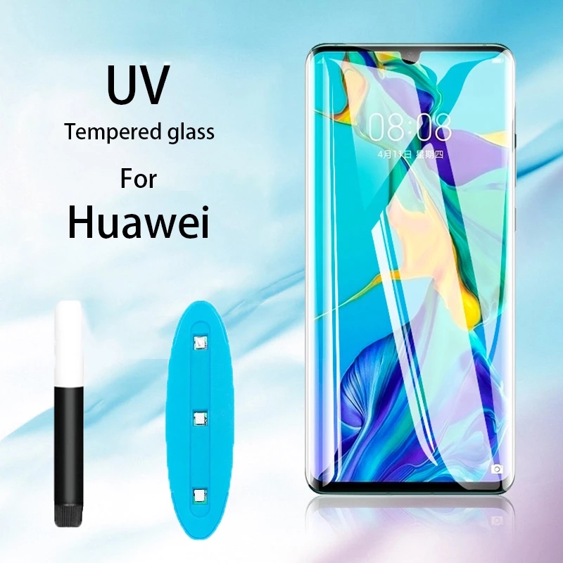 UV Kính Cường Lực Chất Lượng Cao Cho Huawei Honor Magic 5 4 3 40 X40 X40i Pro Nova 11 10 9 Se 8 5G 7 P60 P40 P30 P20 Mate 50 40 30 Pro Plus 20 Lite Ultimate