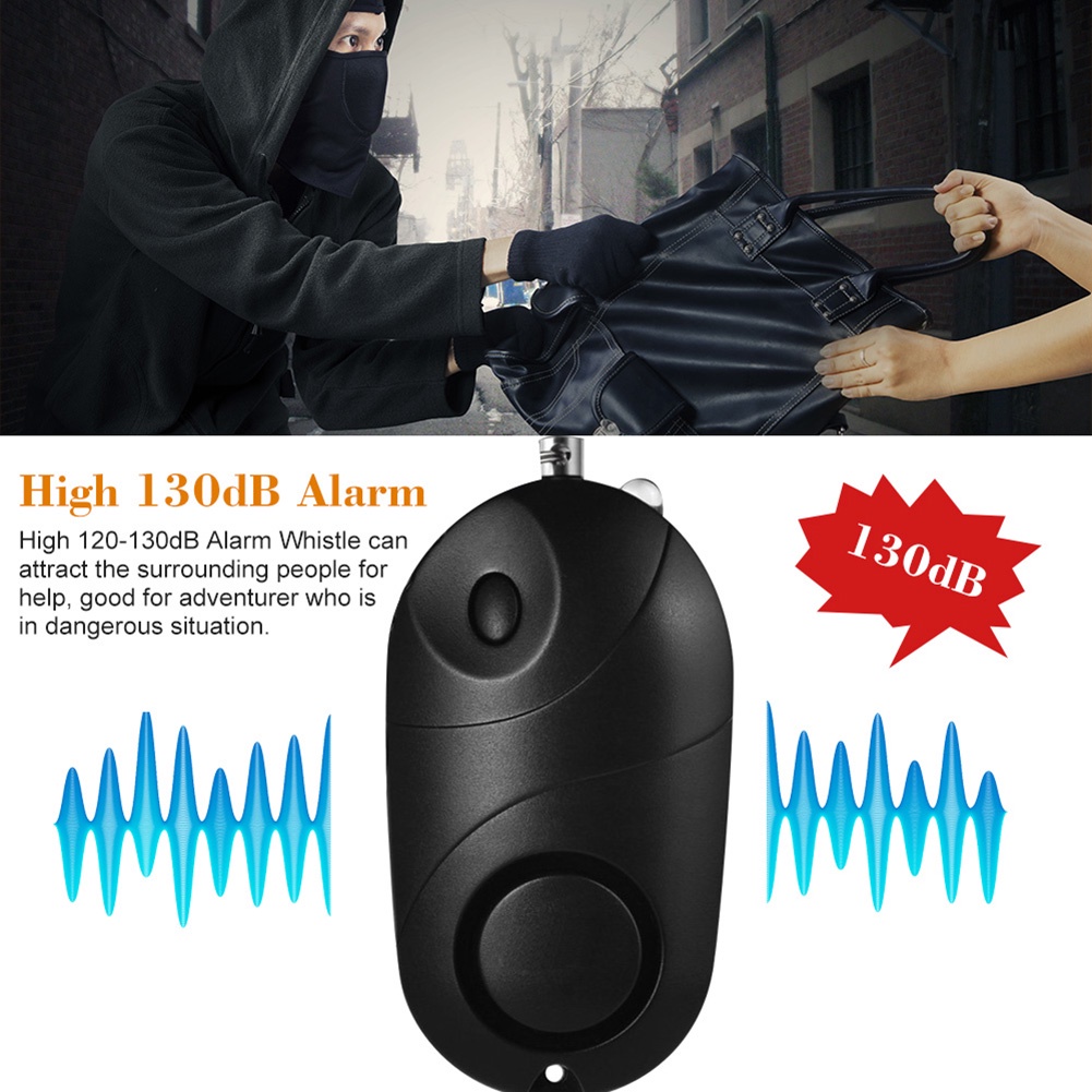 Coza Báo Động Chó Sói An Toàn Cá Nhân Còi Báo Động Cá Nhân Còi Báo Động Tự Vệ Móc KHóa Đèn Led Khẩn Cấp Để Chiếu Sáng Ban Đêm Cao 120-130db Tự Vệ