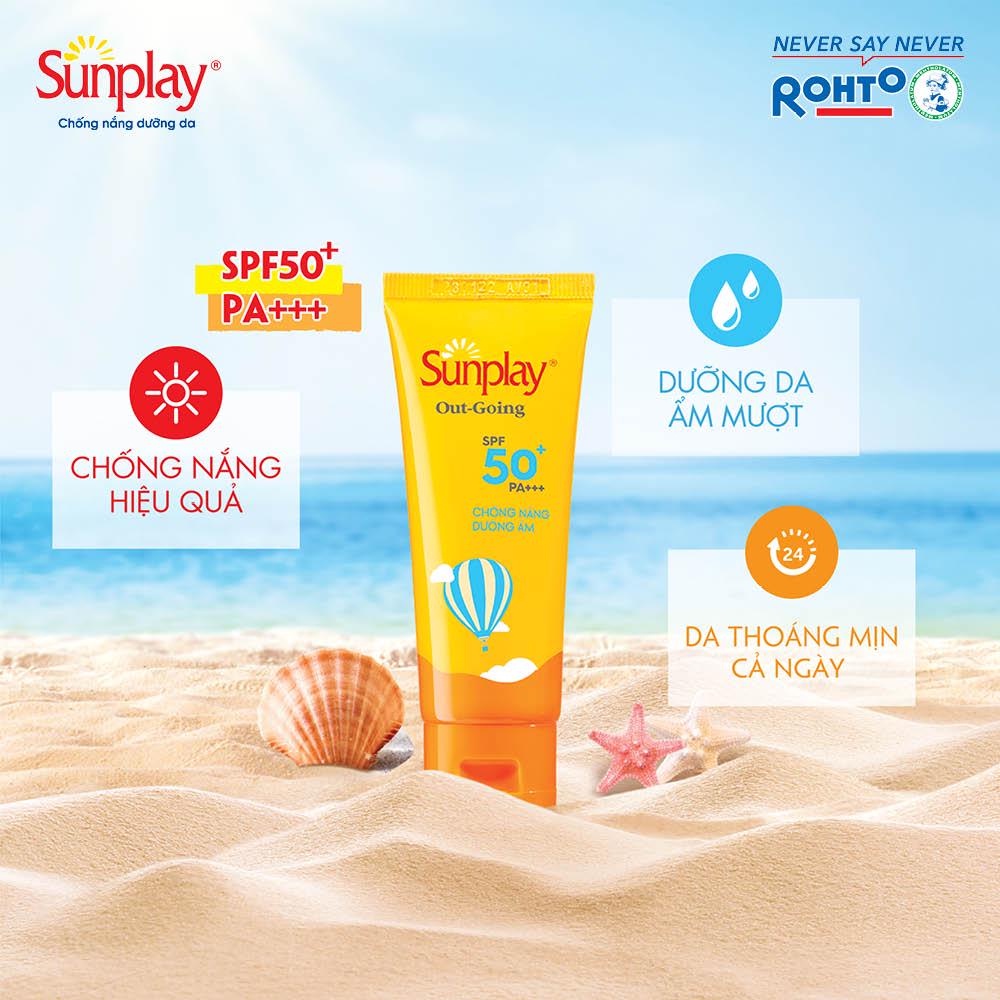 Sữa / Kem chống nắng Sunplay các loại SPF 35, 50, 81, cực mạnh đi biển, trắng da, dưỡng ẩm, trẻ em, giải nhiệt mát lạnh