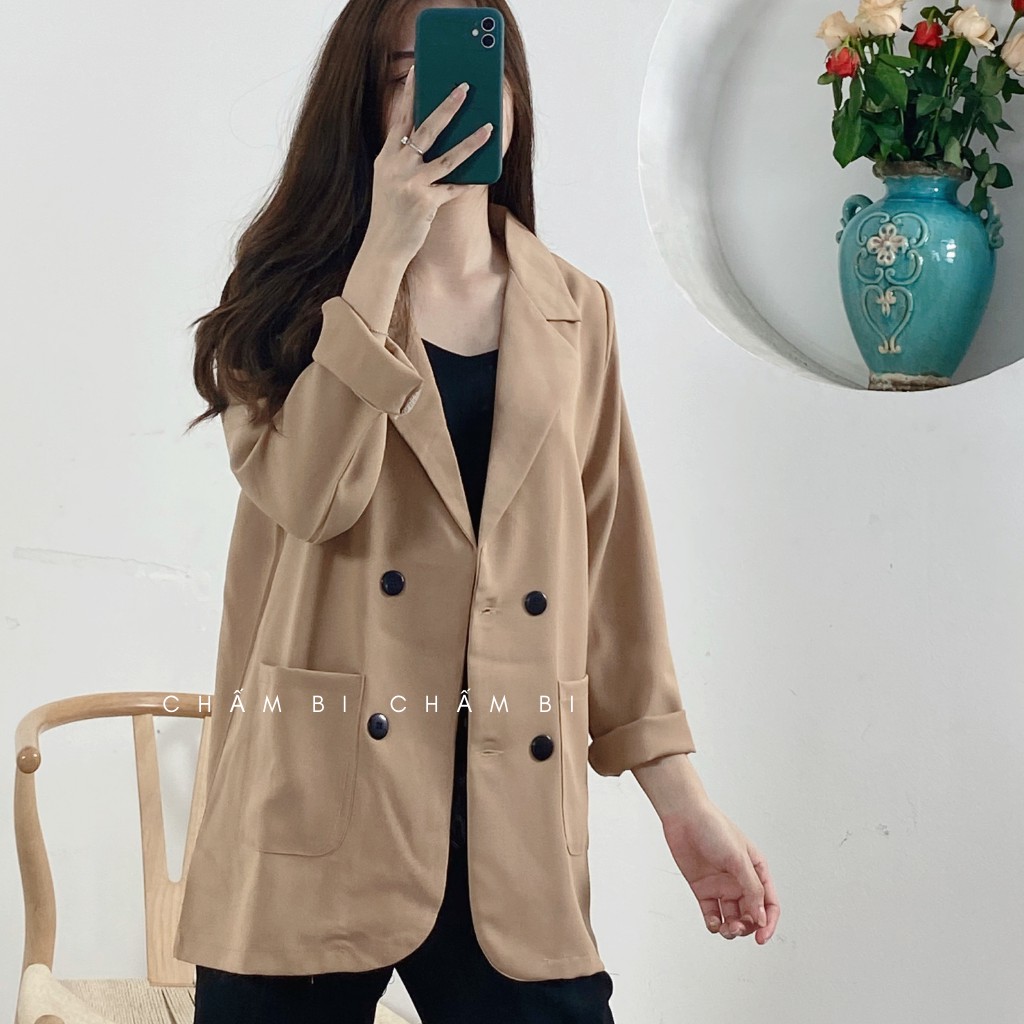 Áo Blazer Vest Nữ Khoác Ngoài Dài Tay Phong Cách Hàn Quốc - A.016 | BigBuy360 - bigbuy360.vn