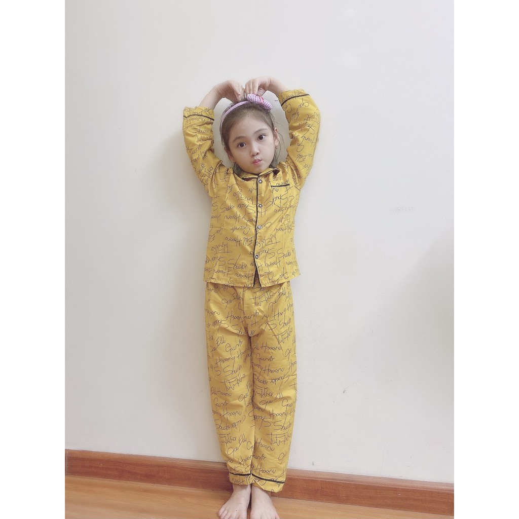 [THANH LÍ] Bộ pyjama tay dài quần dài trẻ em vải kate thái mềm mịn nhiều mẫu đẹp ngẫu nhiên