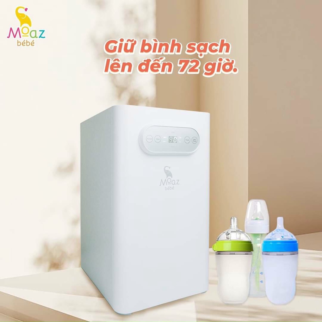 MÁY RỬA BÌNH SỮA, TIỆT TRÙNG VÀ SẤY KHÔ MOAZ BÉBÉ MB–035 [HÀNG CHÍNH HÃNG] Bảo hành 12 tháng