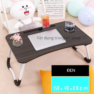  Bàn laptop đa năng gấp gọn ( Khe cắm Ipad + đựng ly )  Xcam kết đẹp
