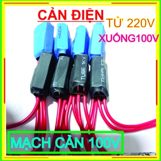 Đổi nguồn 220v xuống 100v mạch cản 1 sò 1300w