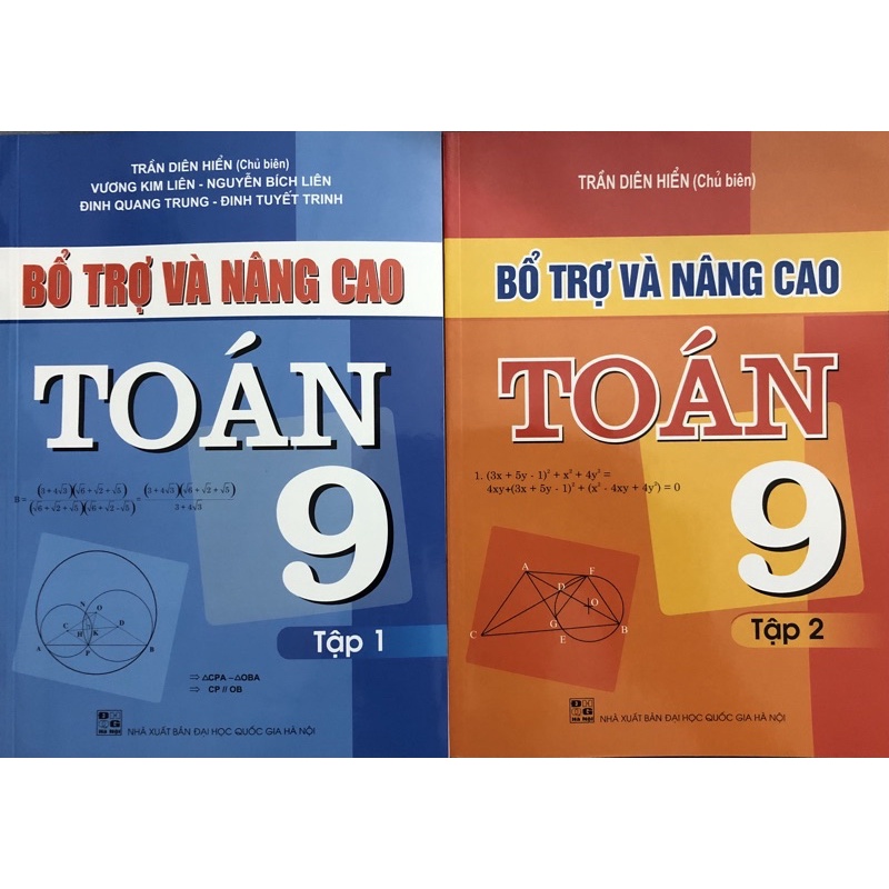 Sách - (Combo 2 tập) Bổ Trợ Và Nâng Cao Toán 9