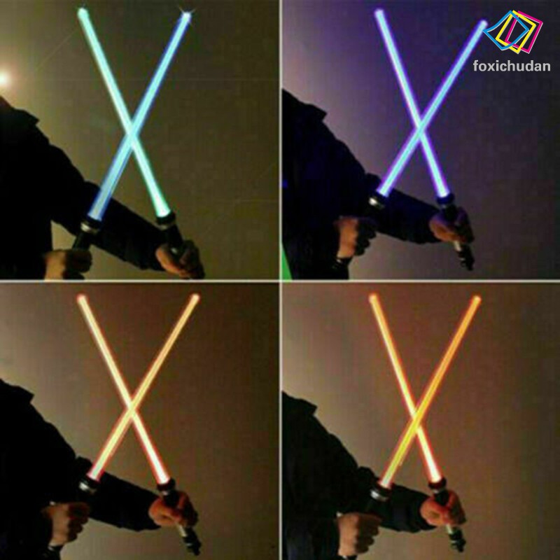 2 Vũ Khí Đồ Chơi Có Đèn Led Đổi Màu