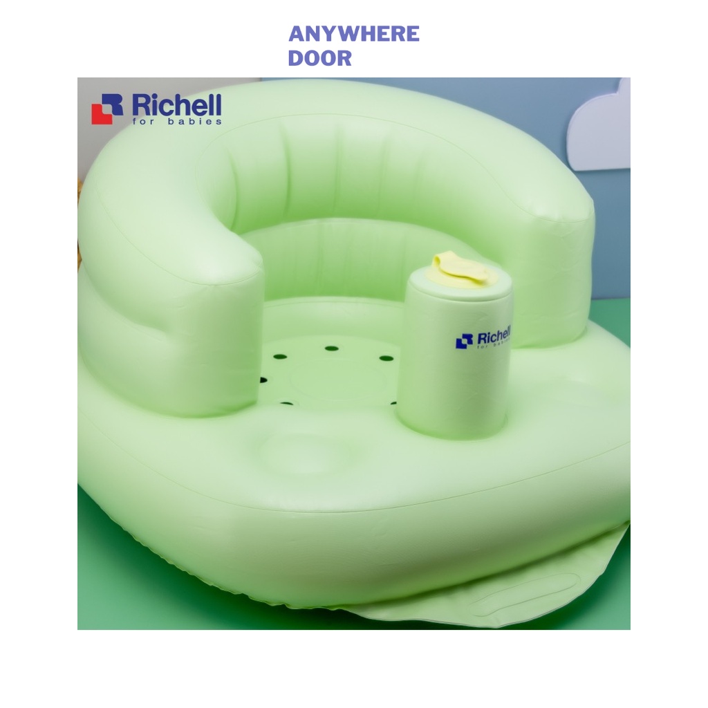 Ghế hơi tập ngồi Richell cho bé 7-24M