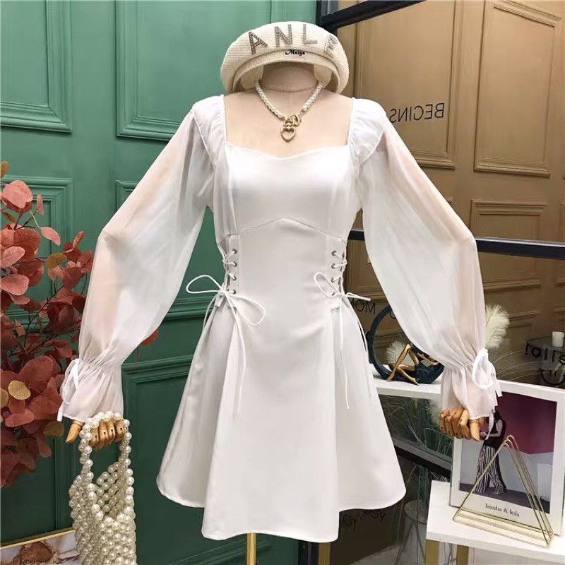 VÁY TRẮNG NỮ DỰ TIỆC DẠO PHỐ SIÊU XINH ✅HÀNG CAO CẤP-MẶC LÀ XINH✅ | BigBuy360 - bigbuy360.vn