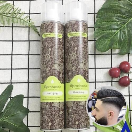 Gôm, keo xịt tóc MACADAMAIA 320ml tạo kiểu giữ nếp cho tóc. HÀNG CHÍNH HÃNG. AI Store