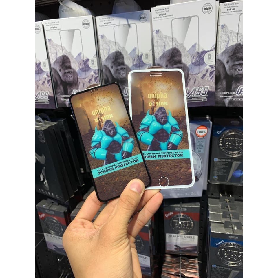 Kính Unipha Kingkong 3D full màn ip6plus/7plus/8plus/Xs