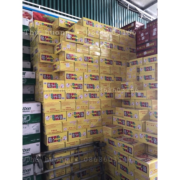1 Thùng 12 Lon Cháo Ăn Liền Trung Quốc - Cháo Bé Thùng - Cháo Bát Bảo 360gx12Lon